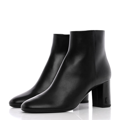 Saint Laurent Nappa Vendome Loulou Ankle Zip Boot 39 Black 3 of 8