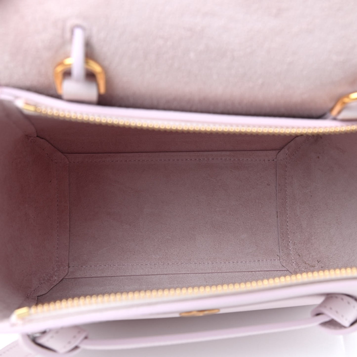 Grained Calfskin Nano Belt Bag Peony