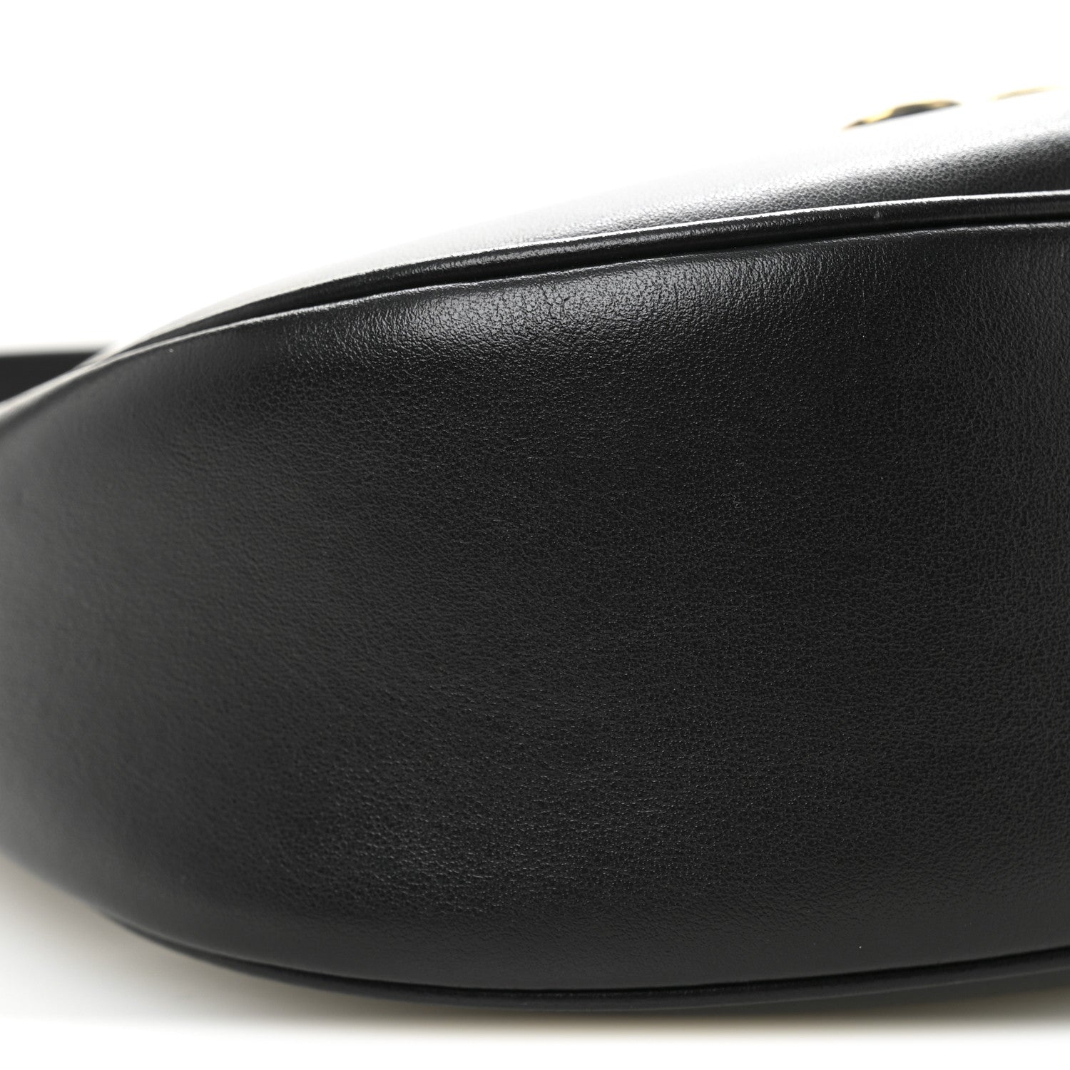 Celine Smooth Calfskin Medium Strap Ava Triomphe Shoulder Bag Black 9 of 10