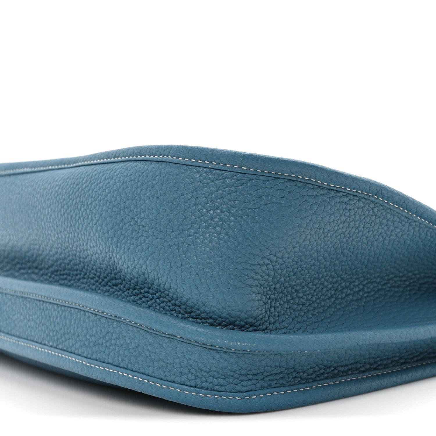Hermes Taurillon Clemence Evelyne III GM Blue Jean 10 of 10