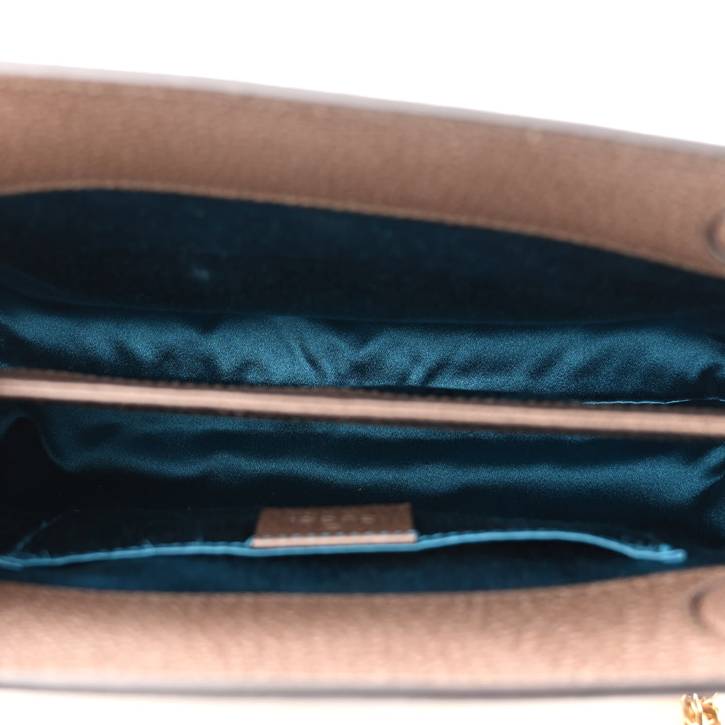 GG Supreme Monogram Web Small Ophidia Chain Shoulder Bag Brown