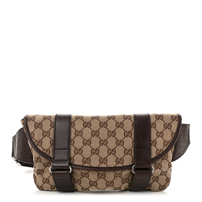 Gucci Monogram Waist Belt Bag Dark Brown 1 of 11