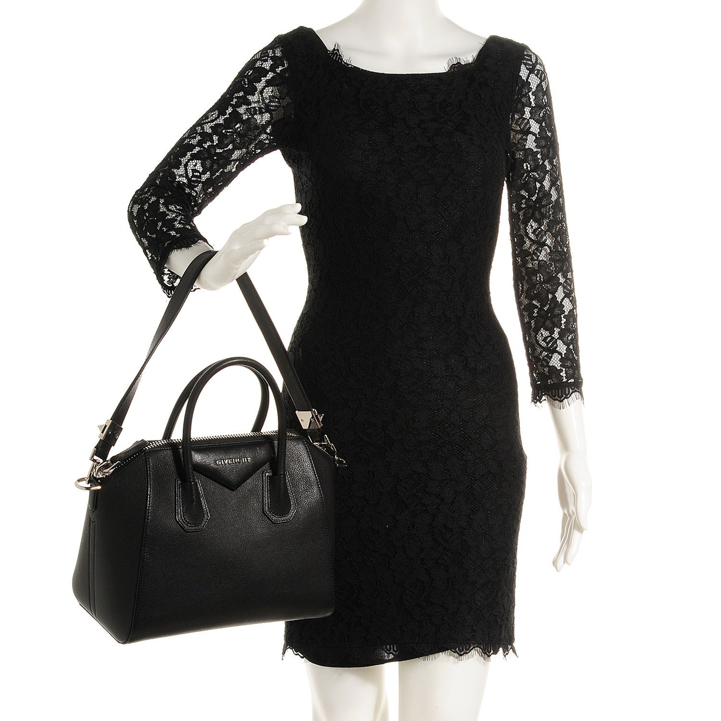 Sugar Goatskin Small Antigona Black