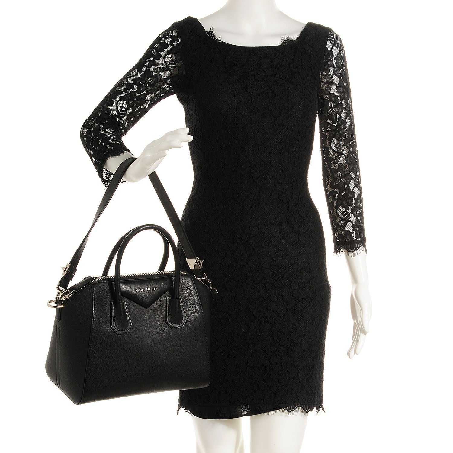 Givenchy Sugar Goatskin Small Antigona Black 2 of 15