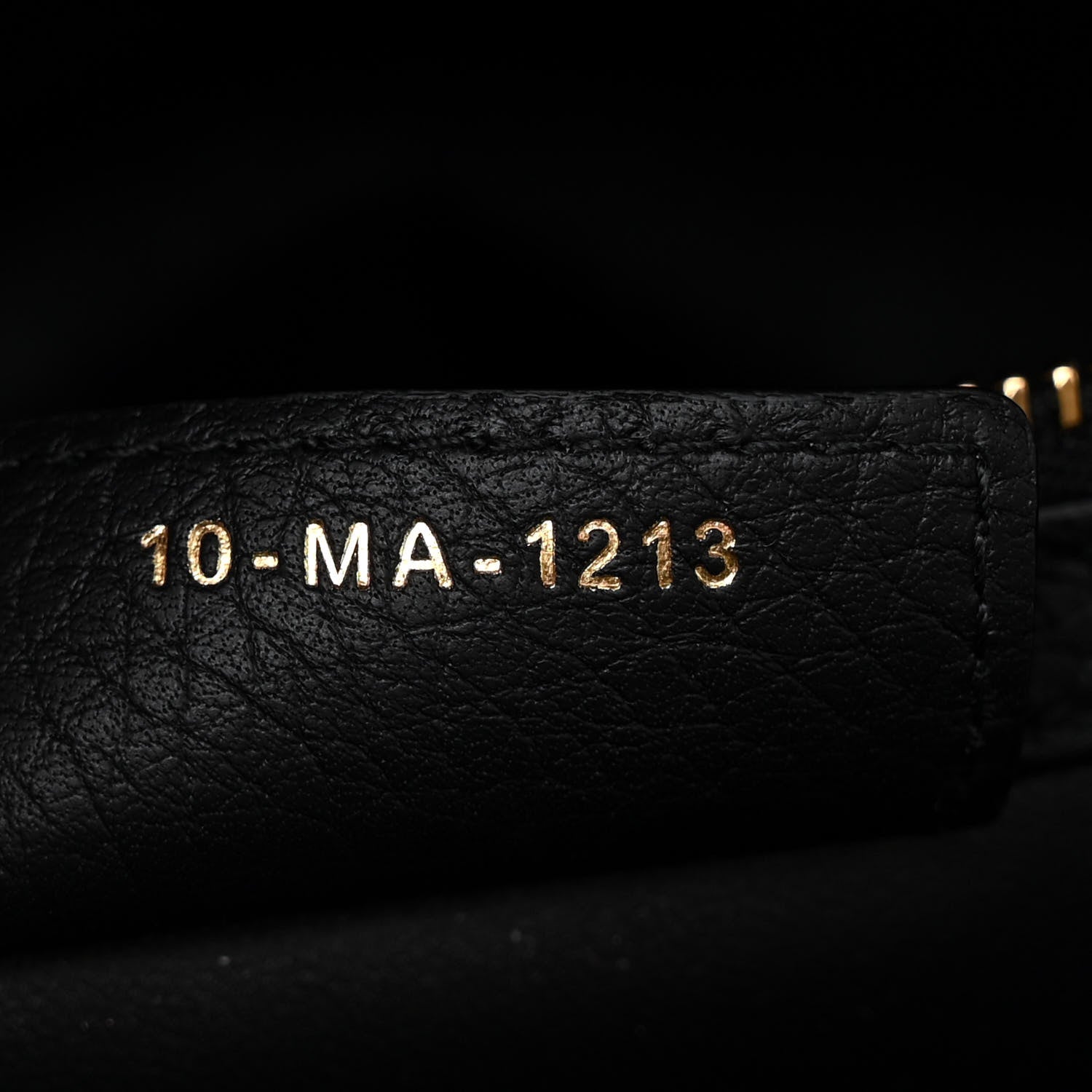 Christian Dior Bullcalf Medium Lady D-Sire Tote Black 7 of 10