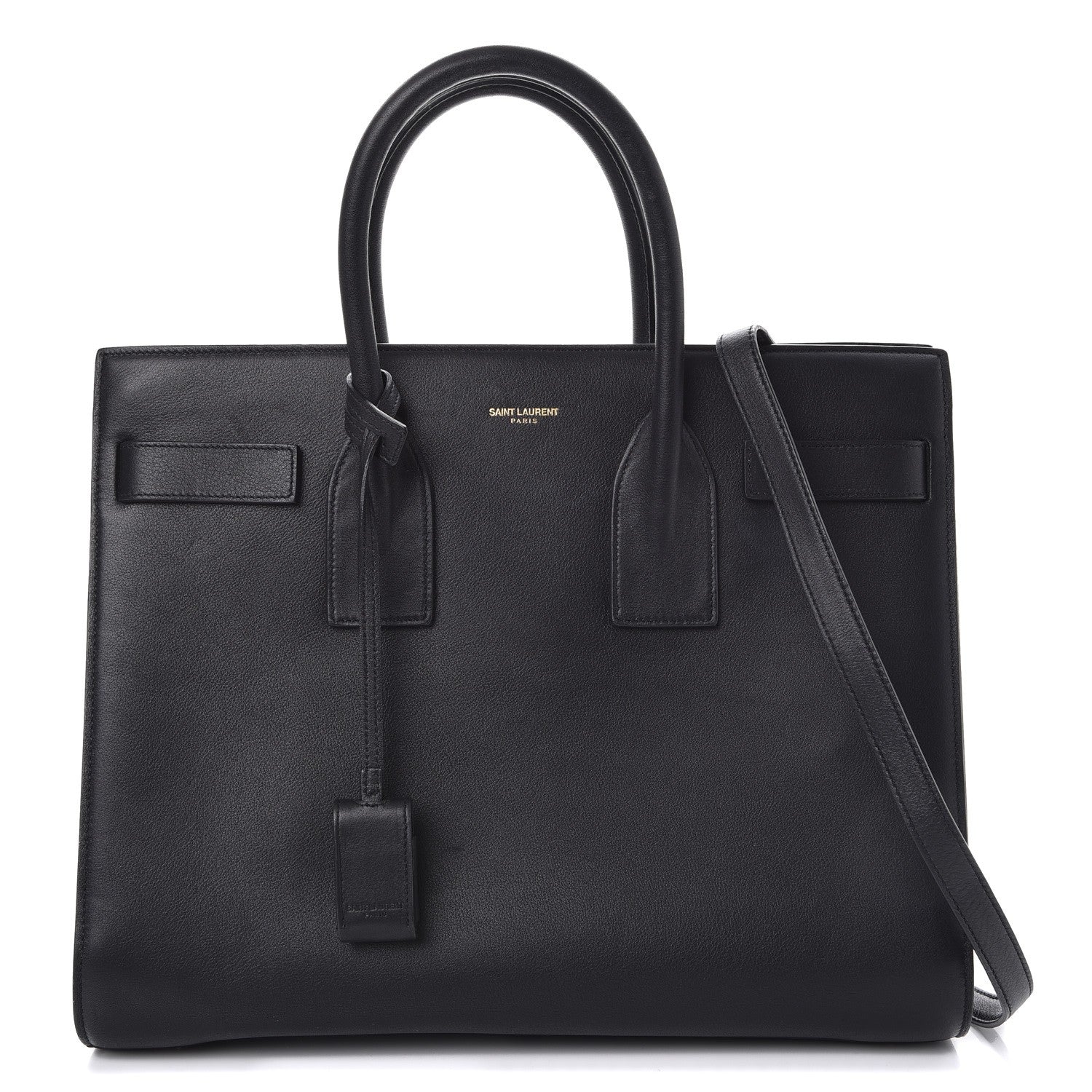 Saint Laurent Calfskin Small Sac De Jour Black 1 of 8