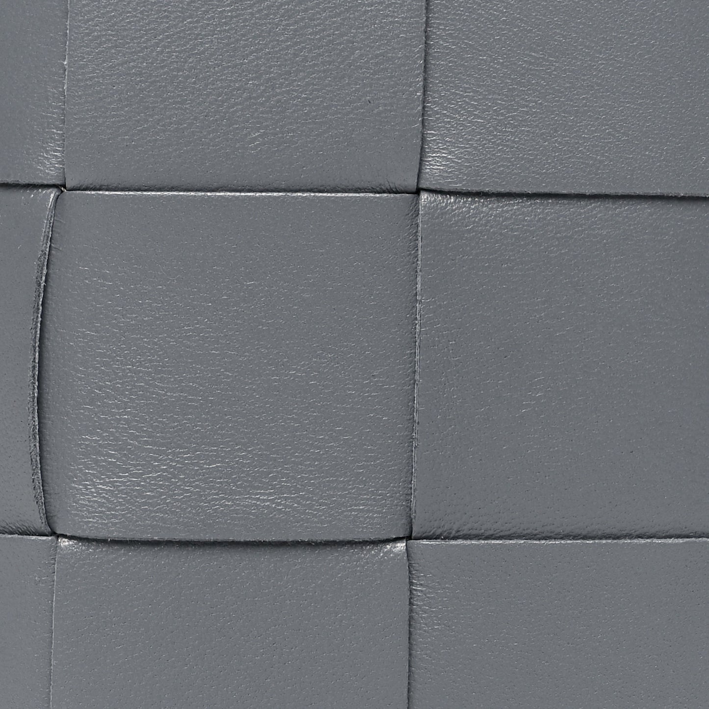 Nappa Maxi Intrecciato Bifold Zip Wallet Thunder