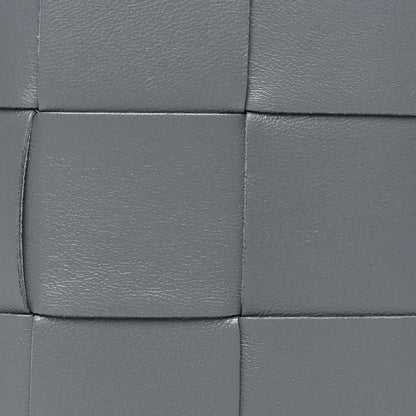 Bottega Veneta Nappa Maxi Intrecciato Bifold Zip Wallet Thunder 8 of 8