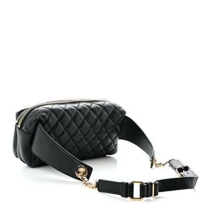 Chanel Calfskin Quilted Waist Bag Black 3 of 10