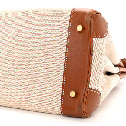 Hermes Toile Barenia HAC Birkin 32 Fauve 10 of 25