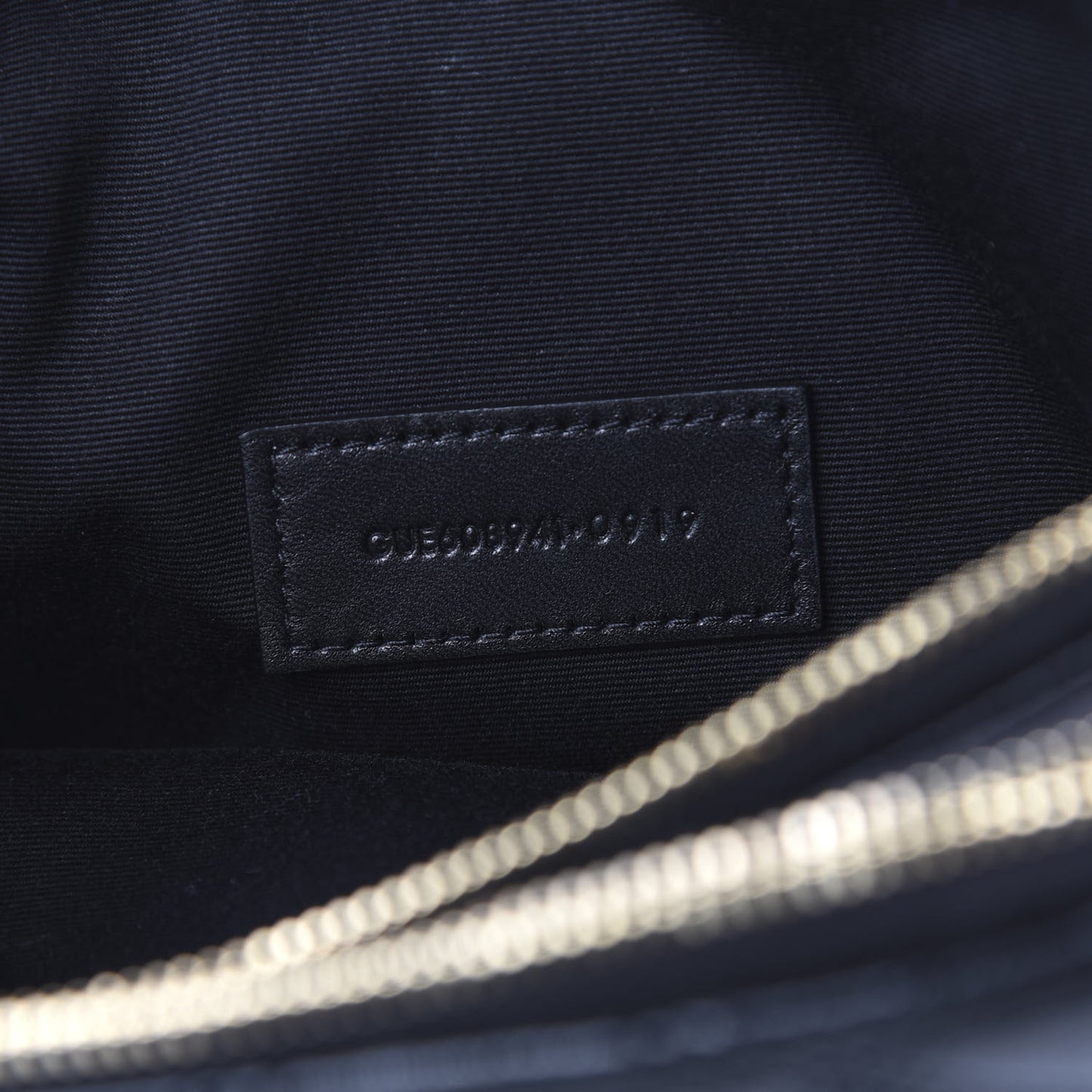 Grained Lambskin Quilted Mini Becky Double Zip Bag Black