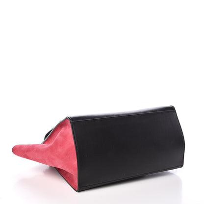 Celine Smooth Calfskin Suede Medium Tri-Color Trapeze 5 of 9