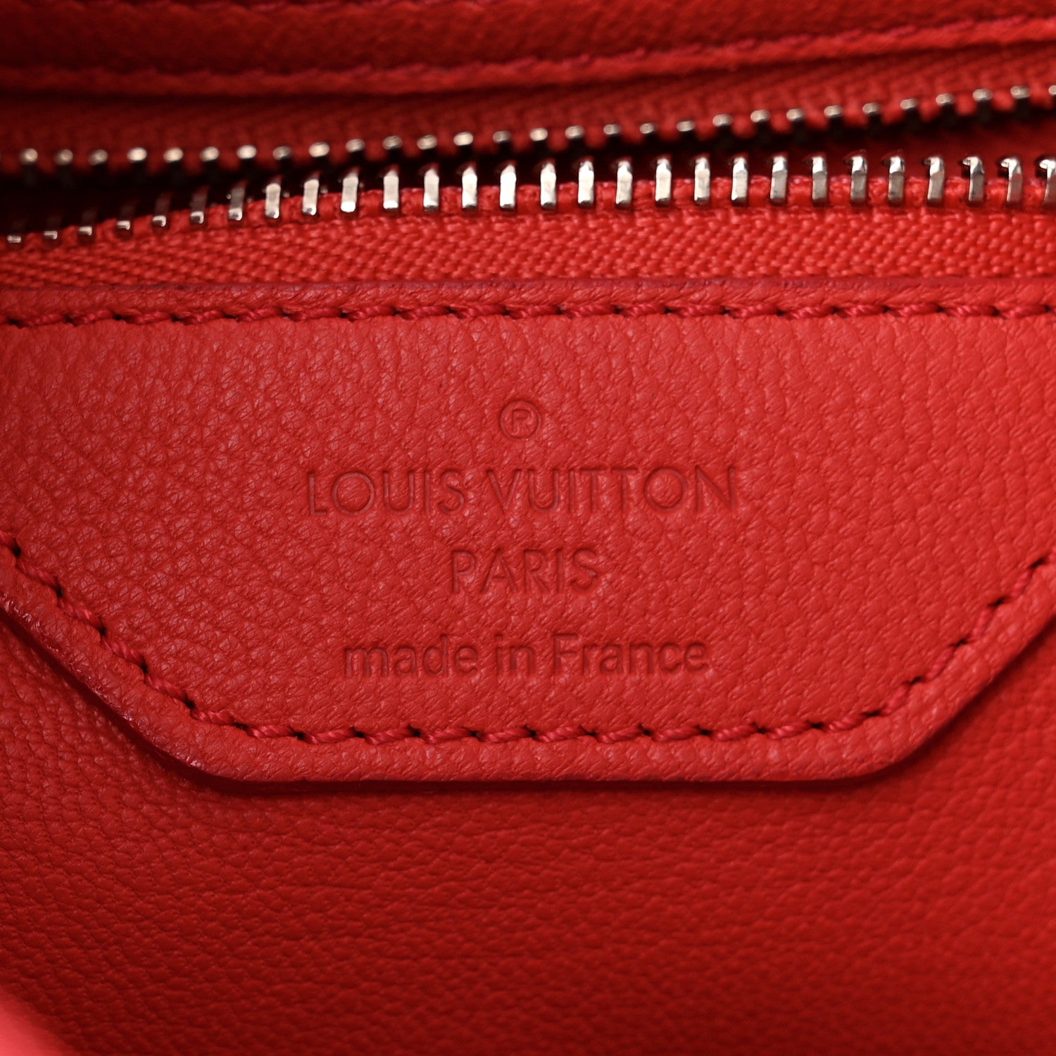 Louis Vuitton Calfskin Bucket Bag  Dark Pink 6 of 15