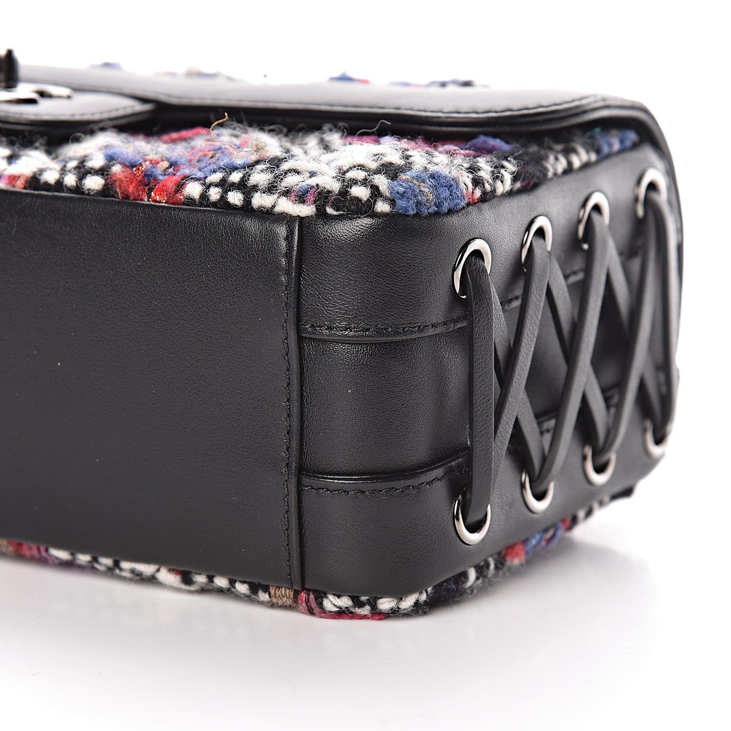 Chanel Tweed Quilted Calfskin Coco Corset Flap Multicolor 11 of 14