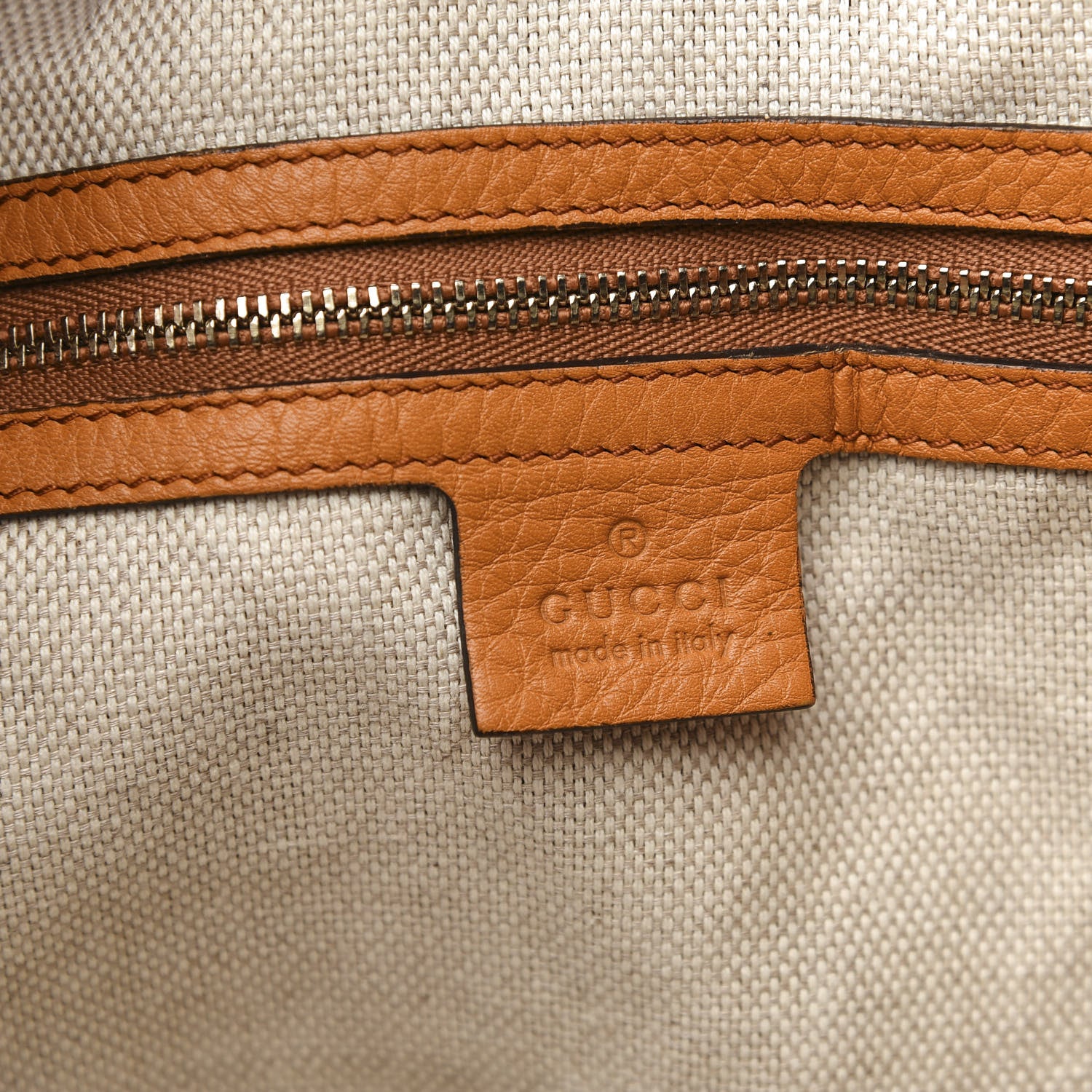 Gucci Cellarius Calfskin Large Soho Shoulder Bag Curcuma 7 of 8