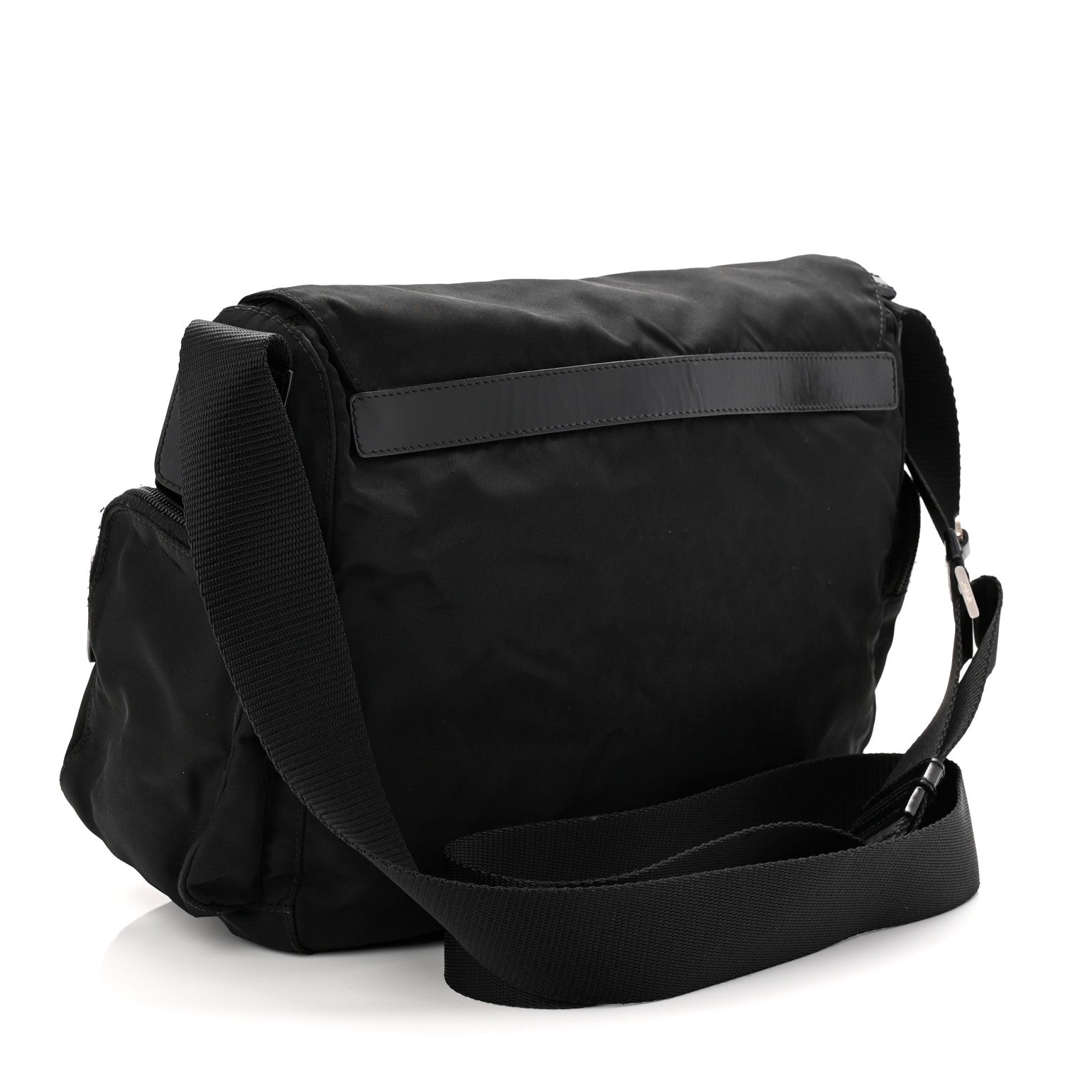 Prada Nylon Vela Sport Messenger Bag Black 3 of 11