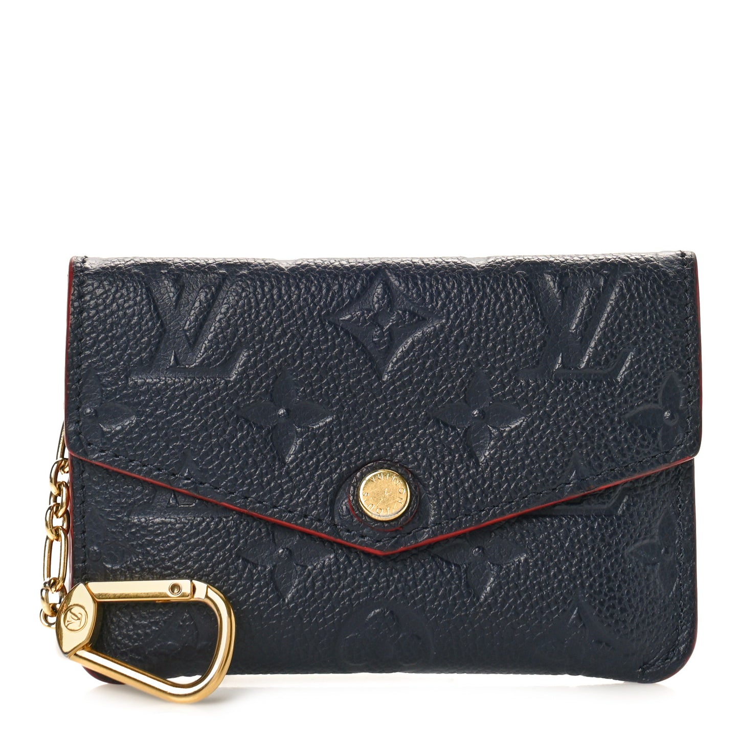 LOUIS VUITTON Empreinte Key Pouch Marine Rouge