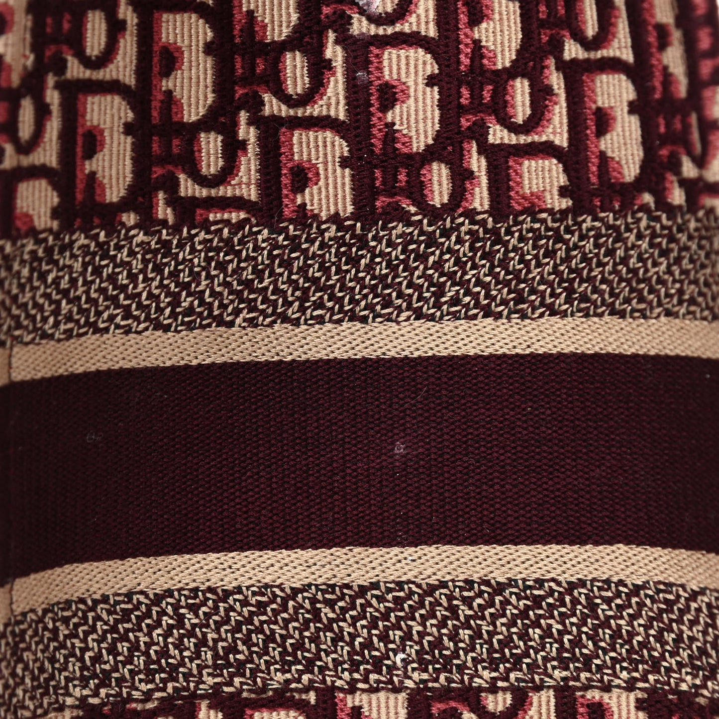 Oblique Medium Book Tote Burgundy Multicolor