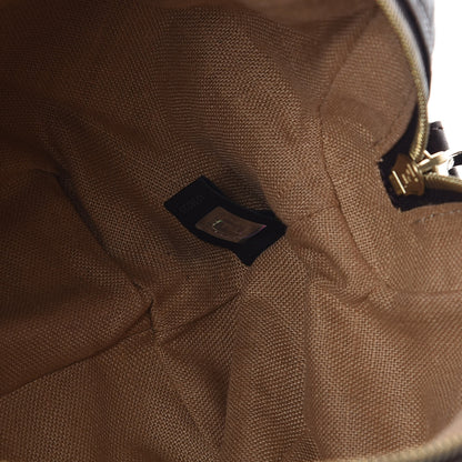 Fendi Zucca Nappa Nuvolata Vitello Tortuga Spy Bowler Tobacco Moro 10 of 10