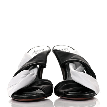 Givenchy Nappa Mule Tie Sandals 40 Black White 2 of 10