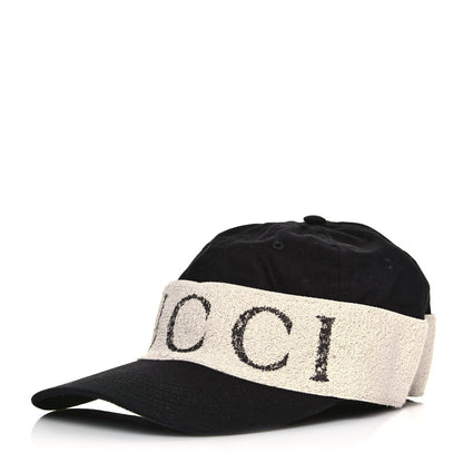 Gucci Gabardine Gucci Headband Baseball Hat M Black 1 of 9