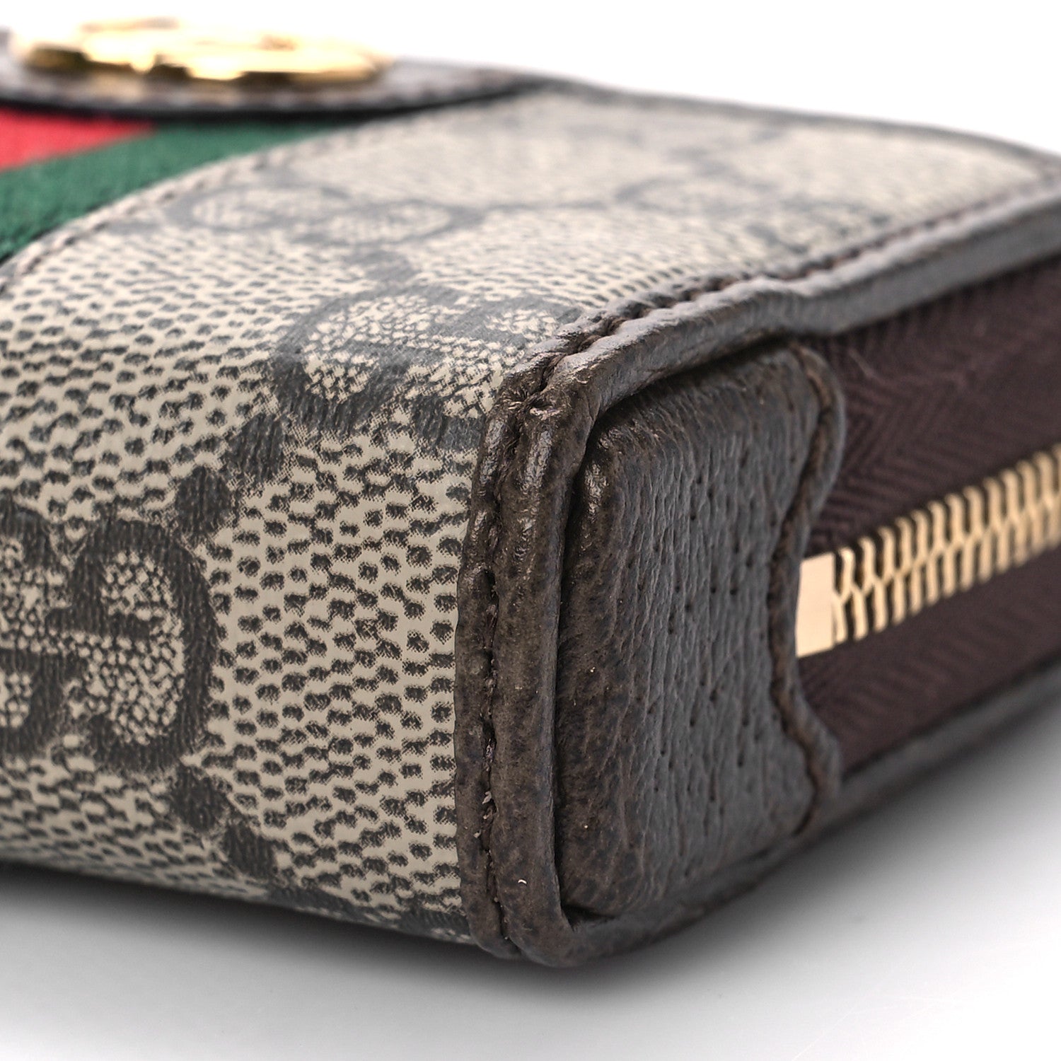 Gucci GG Supreme Monogram Web Ophidia Playing Card Case Beige New Acero 9 of 10