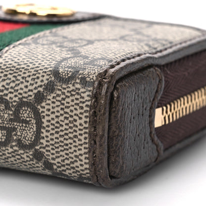 Gucci GG Supreme Monogram Web Ophidia Playing Card Case Beige New Acero 9 of 10