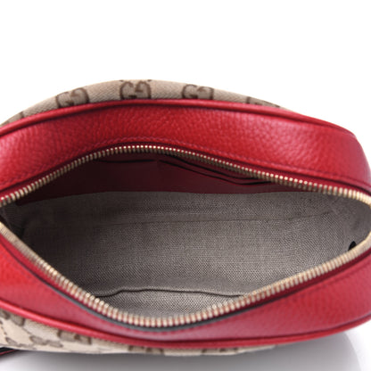 Gucci Monogram Mini Bree Messenger Bag Red 3 of 3