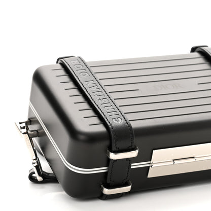 Christian Dior X RIMOWA Aluminum Personal Clutch On Strap Black 9 of 10