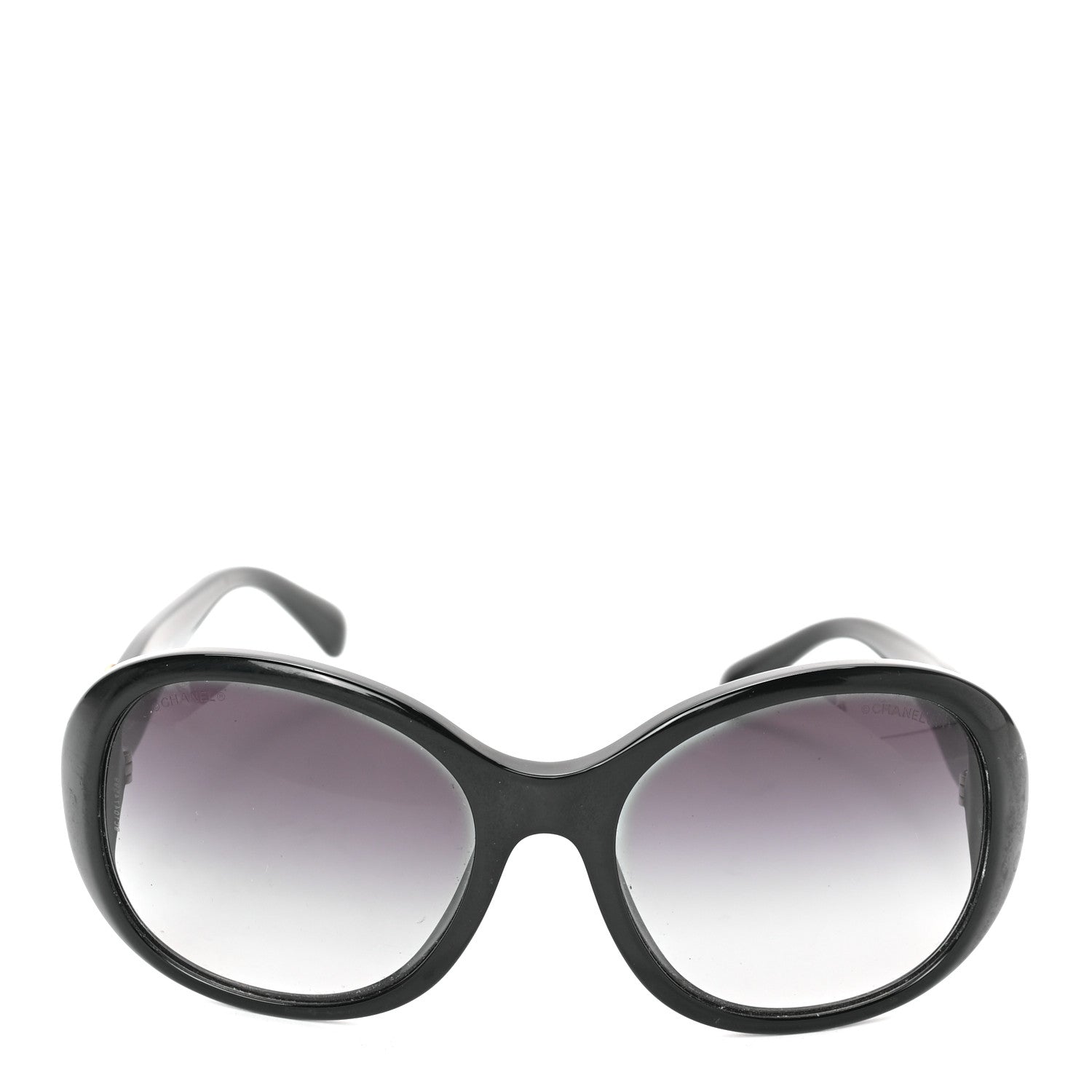 Chanel Acetate CC Turnlock Sunglasses 5235-Q Black Beige 2 of 6