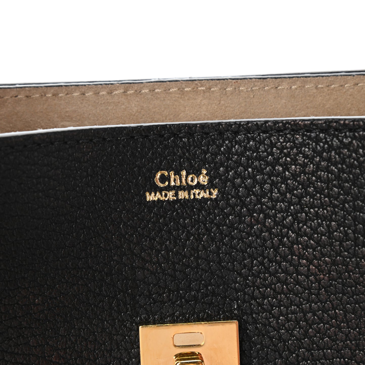 Grained Lambskin Mini Drew Shoulder Bag Black