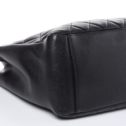 Chanel Caviar Quilted Grand Shopping Tote GST Black 5 of 10