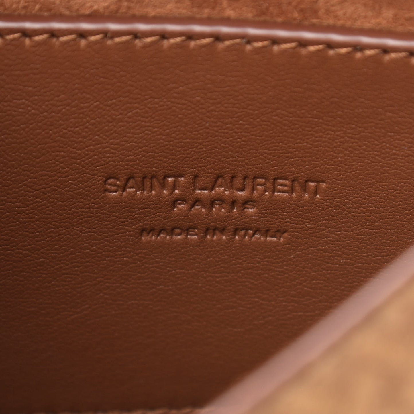 Suede Calfskin Small Kaia Satchel Brun