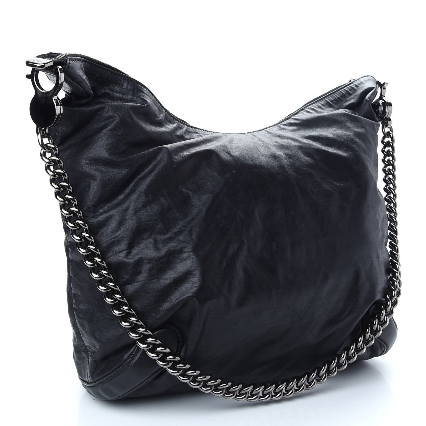 Calfskin Galaxy Hobo Black
