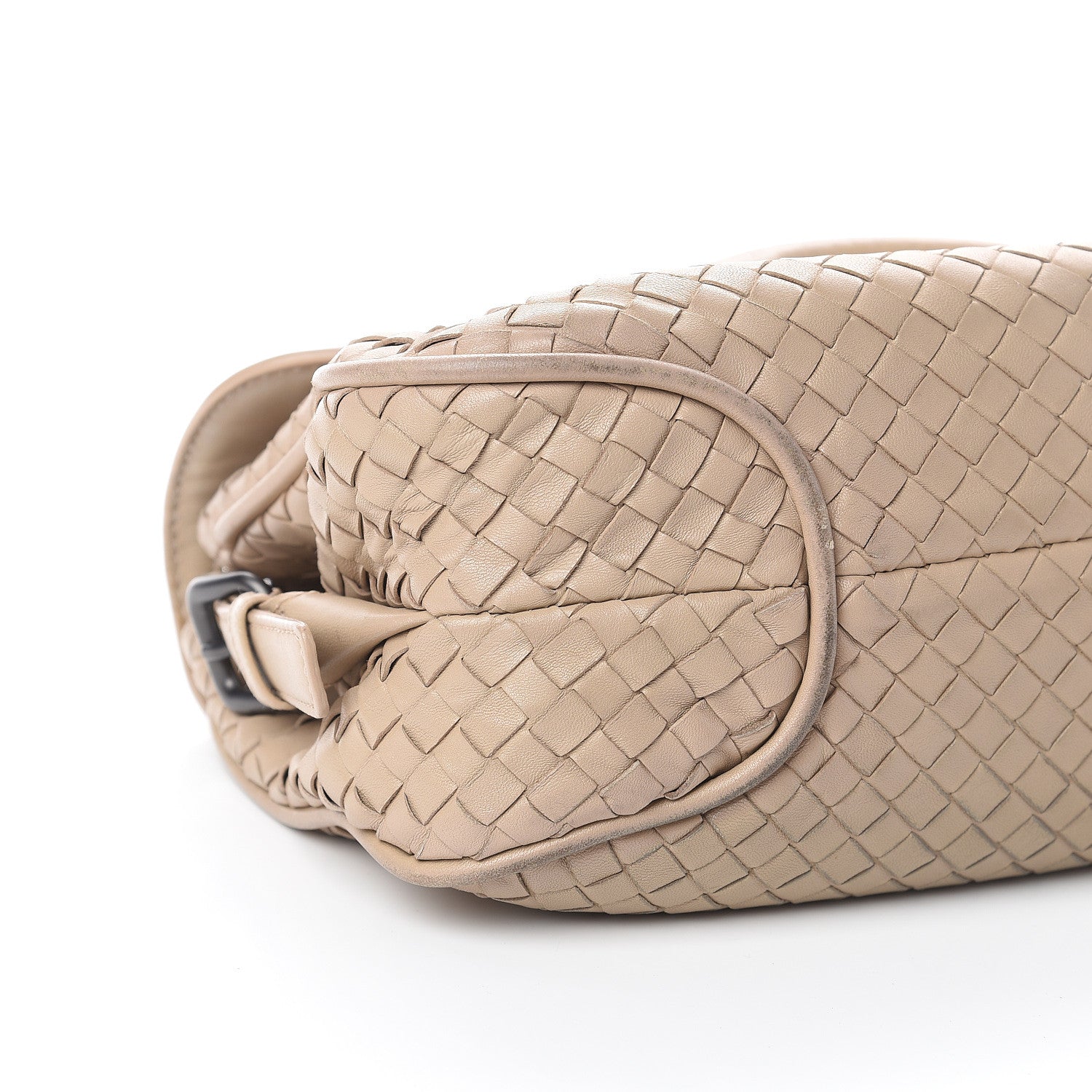 Bottega Veneta Nappa Intrecciato Rialto Shoulder Bag Mink 7 of 8