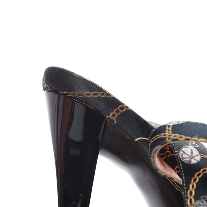 Gucci Satin Techno Charms Sandals 8.5 Black 13 of 13
