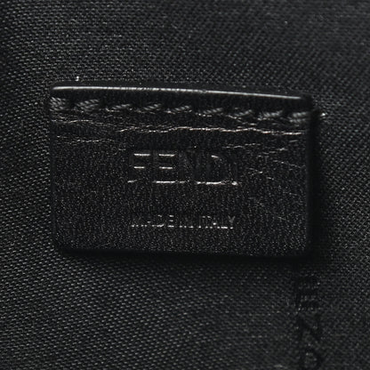 Fendi Vitello FF 1974 Embossed Pouch Maya Black 6 of 9