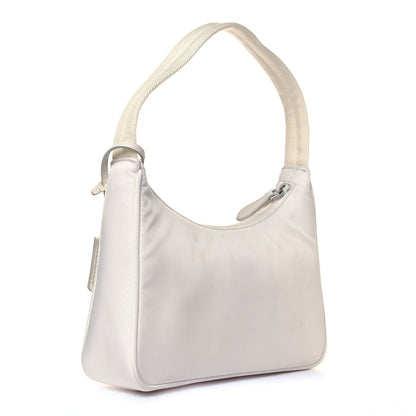Prada Tessuto Nylon Mini Re-Edition 2000 Bag White 2 of 4