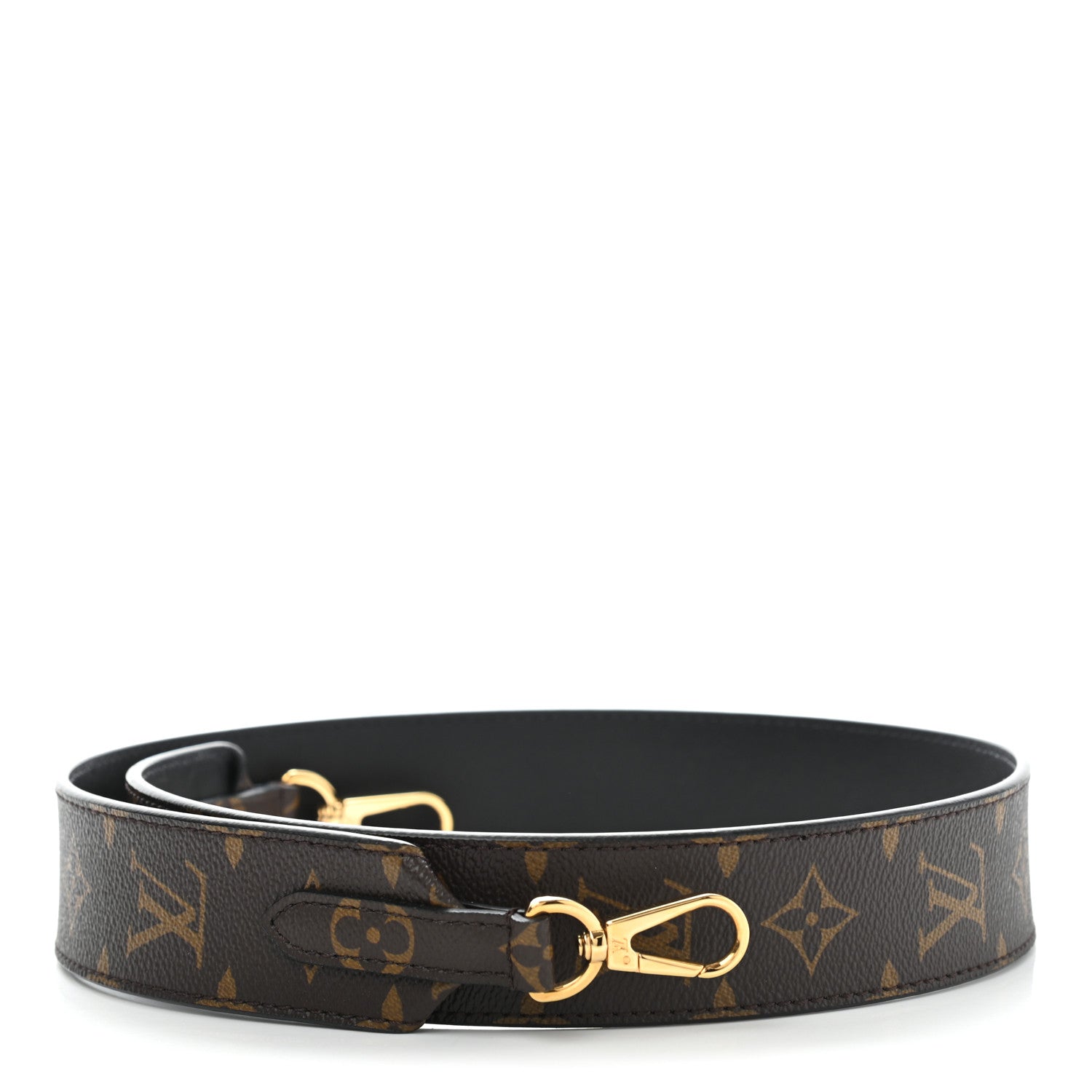 Louis Vuitton Monogram Bandouliere Shoulder Strap Black 1 of 5
