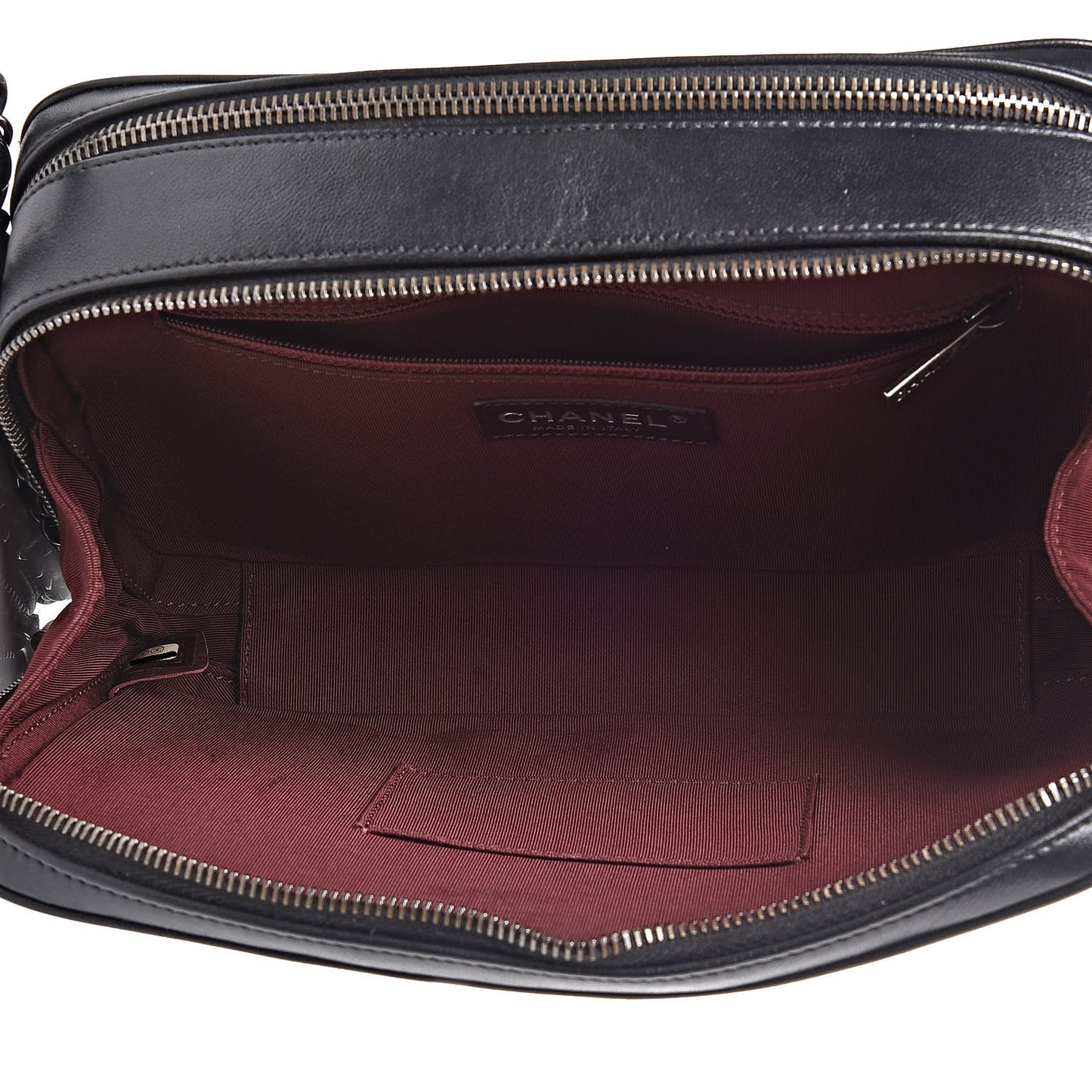Lambskin Large Coco Boy Camera Case Black