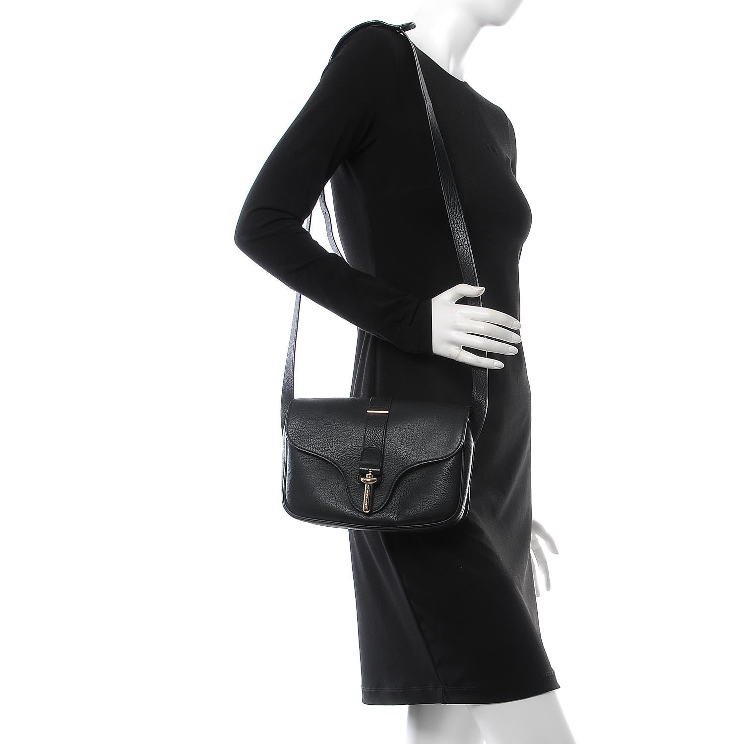 Balenciaga Grained Calfskin S Tube Black 2 of 8