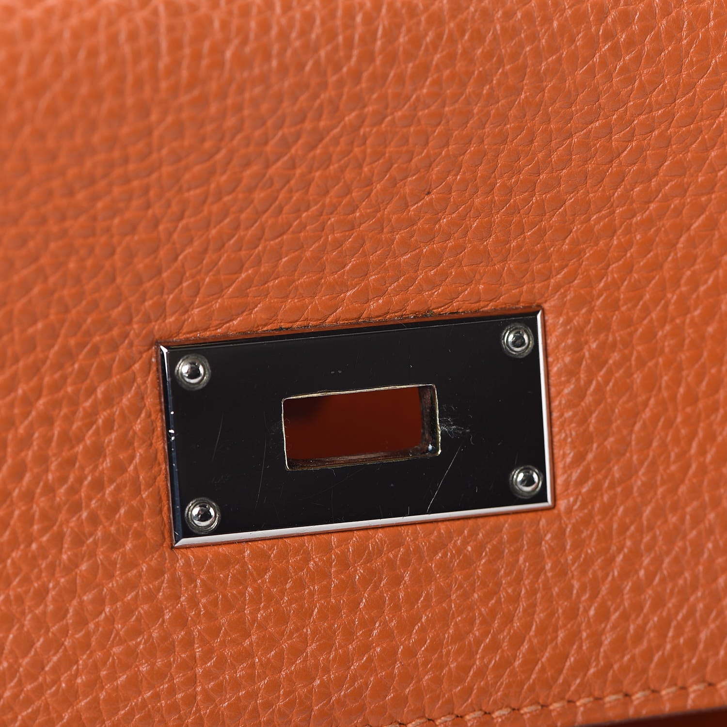 Hermes Togo Shoulder Kelly 40 Orange 13 of 24