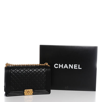 Chanel Glazed Calfskin Portobello Tote Black 8 of 8