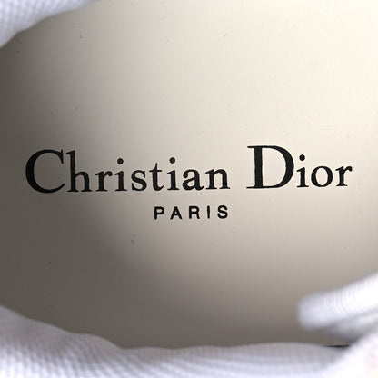 Christian Dior Calfskin Oblique Laser Perforated Dior One Low Sneakers 39 White Fuchsia 8 of 9