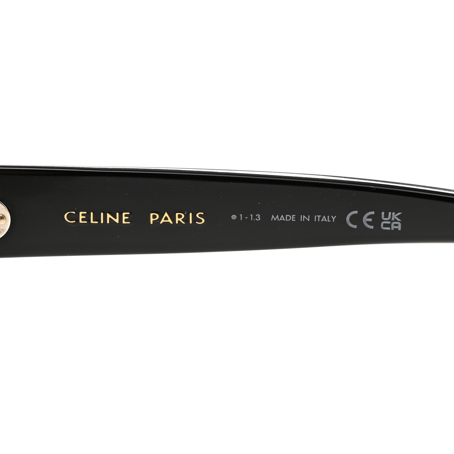 Celine Acetate Rectangular Sunglasses CL40267U Black 7 of 7