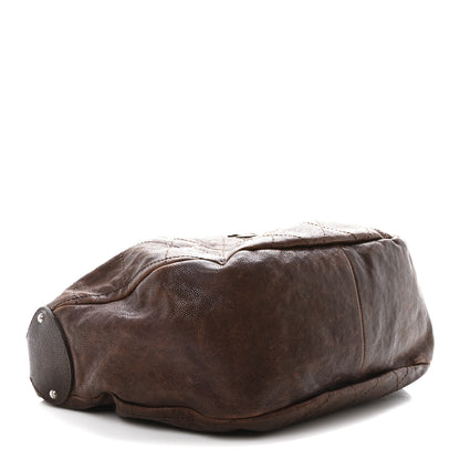 Chanel Caviar Outdoor Ligne Large Hobo Brown 4 of 10