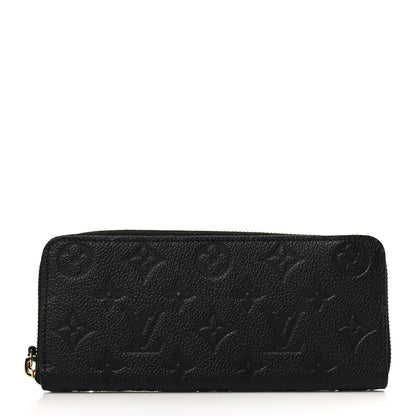 Louis Vuitton Empreinte Clemence Wallet Black 1 of 6