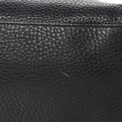 Gucci Pebbled Calfskin Medium Soho Chain Shoulder Bag Black 10 of 15