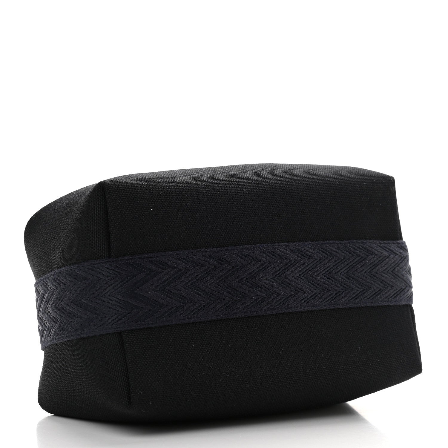 Hermes Canvas Small Bride-A-Brac Pouch Black Bleu Nuit 4 of 8