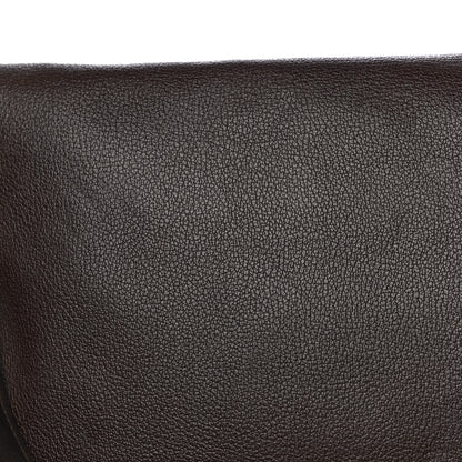 Tom Ford Pebbled Calfskin Large Jennifer Dark Brown 26 of 30